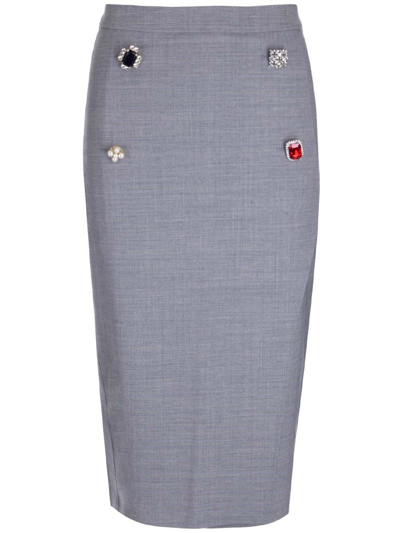 Shop Vetements Women's Grey Other Materials Skirt