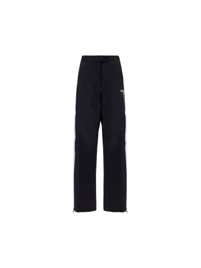 Shop Prada Women's Black Nylon Pants