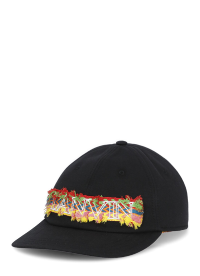 Shop Lanvin Hats Black