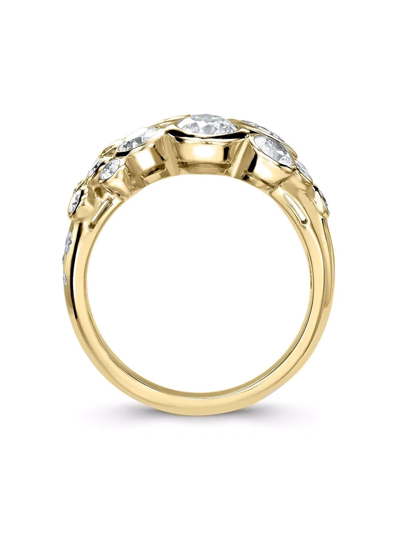 Pragnell 18kt Yellow Gold Bubbles Diamond Dress Ring In Gold