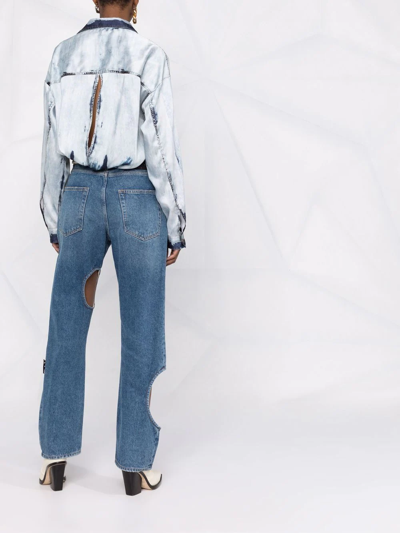 Diesel Long-sleeve Denim Shirt In Blue