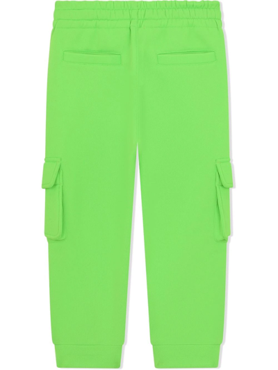 Shop Dolce & Gabbana Cargo Track Trousers In Green