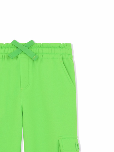Dolce & Gabbana Cargo Track Trousers In Green