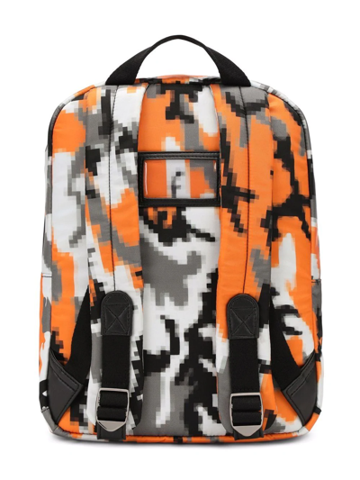 Dolce & Gabbana Camouflage Print Backpack In Black