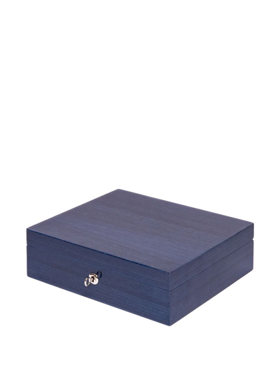 Rapport Brompton Eight Watch Box In Blue