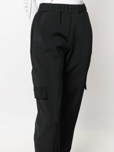 Wolford Net Overlay Utility Trousers In Black ModeSens