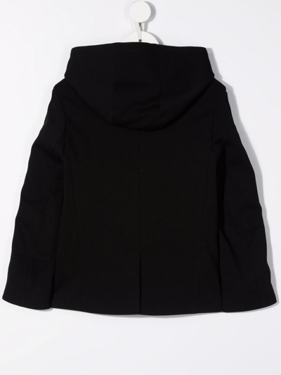 Shop Givenchy Half Zip Hooded Jacket In Black