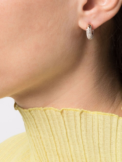 Swarovski Dextera Hoop Earrings In Gold