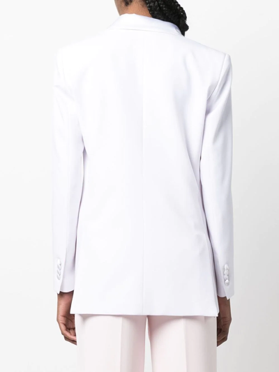 Shop Philipp Plein Box-fit Blazer In White