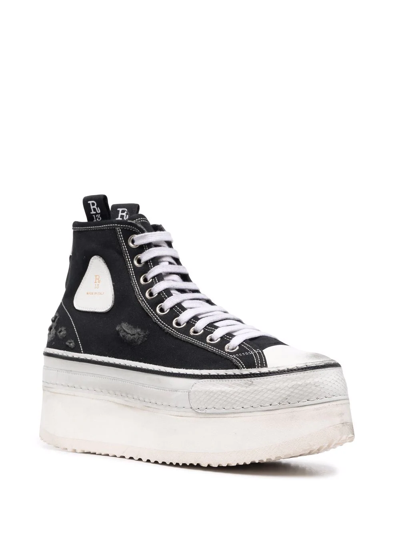 R13 Courtney Platform Sneakers In Multi