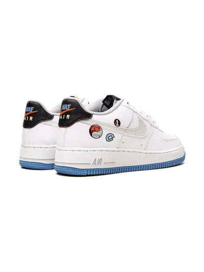 Nike Air Force 1 "sticker" Sneakers In White