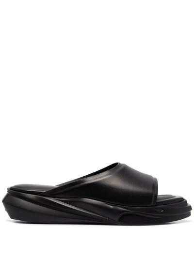Alyx Chunky Slide Sandals In Black
