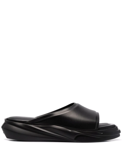 Shop Alyx Chunky Open-toe Slides In Black