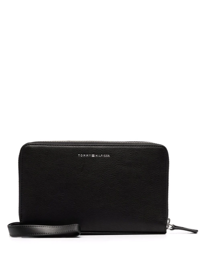 Tommy Hilfiger Downtown Leather Wallet In Black | ModeSens