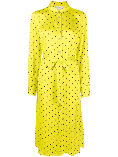 P.A.R.O.S.H POLKA DOT-PRINT SHIRTDRESS 