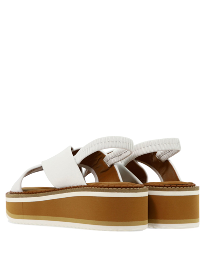 Shop Clergerie "freedom" Sandals In White