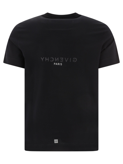 Shop Givenchy "reverse" T-shirt In Black  