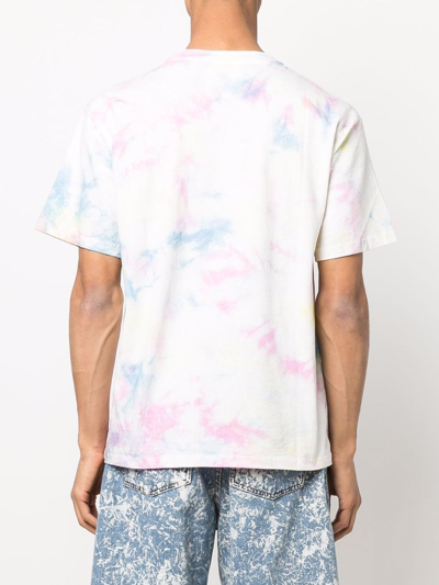 Shop Aries Cotton Tie-dye T-shirt In Multicolor