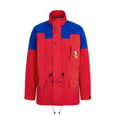 Shop 66 North Men's Kría Jackets & Coats In Flag Red / Navy