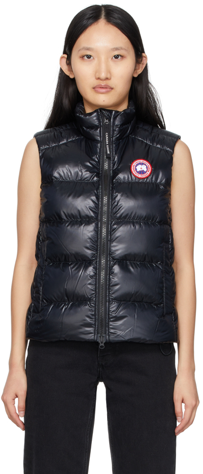 Shop Canada Goose Black Down Cypress Vest In 61 Black