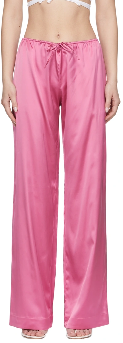Shop Jacquemus Pink 'le Pantalon Mentalo' Lounge Pants In 430 Pink