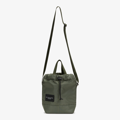 Shop M.m.lafleur The  X Bags In Progress Padded Mini Bucket Bag In Khaki Green