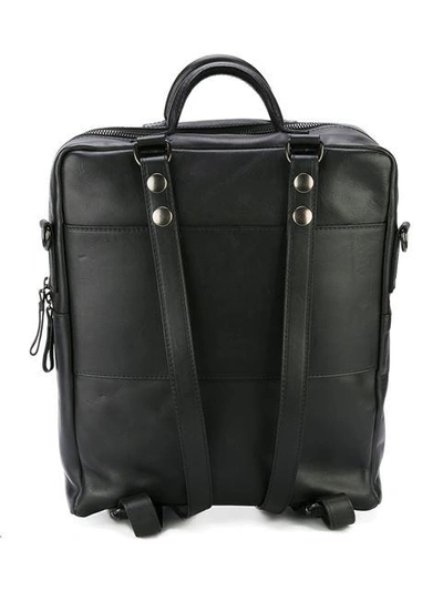 Shop Marsèll Front Zip Backpack - Black