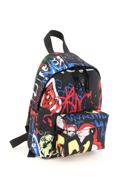 Shop Vetements Graffiti Print Mini Backpack In Mixed Colours