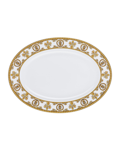Shop Versace I Love Baroque Bianco Platter