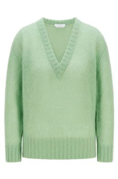 Shop Hugo Boss Light Green Women's Sweaters Size L