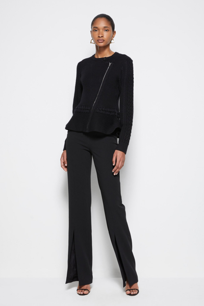 Shop Core Collection Signature Andi Peplum Jacket In Black