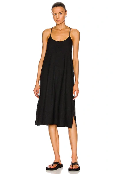 Shop Beyond Yoga Midi Sleep Dress In Darkest Night