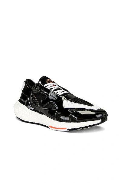Shop Adidas By Stella Mccartney Ultraboost 22 Ii Sneaker In Black  White  & Orange