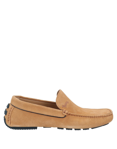 Shop Harmont & Blaine Loafers In Camel