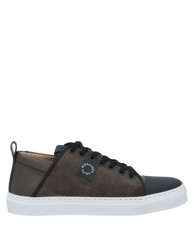 Shop Alexander Smith Sneakers In Dark Brown