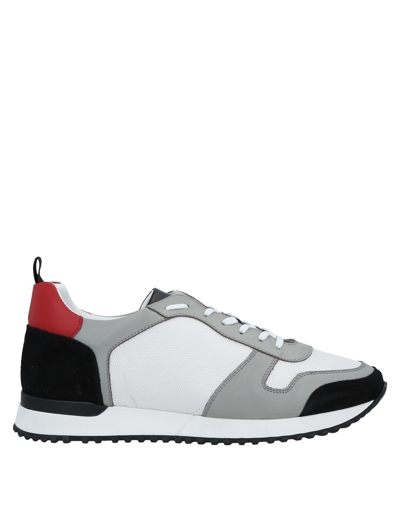 Shop Ylati Man Sneakers Grey Size 7 Soft Leather, Textile Fibers