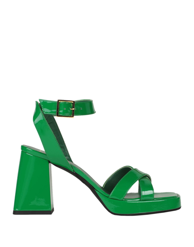 Shop Giampaolo Viozzi Sandal Woman Sandals Green Size 6 Soft Leather