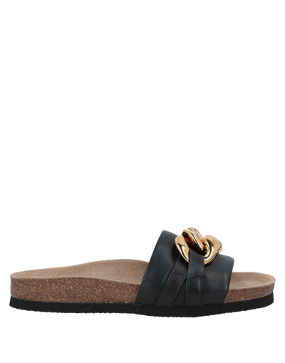 Shop Angelo Bervicato Sandals In Black