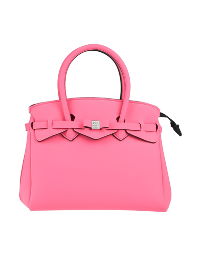 Shop Save My Bag Woman Handbag Pink Size - Peek (polyether - Ether - Ketone), Polyamide, Elastane