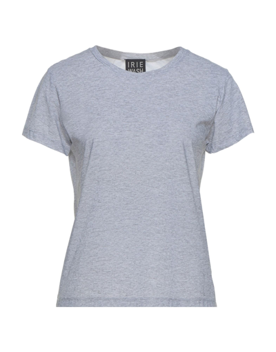 Shop Irie Wash Irié Wash Woman T-shirt Light Grey Size M Polyamide, Elastane
