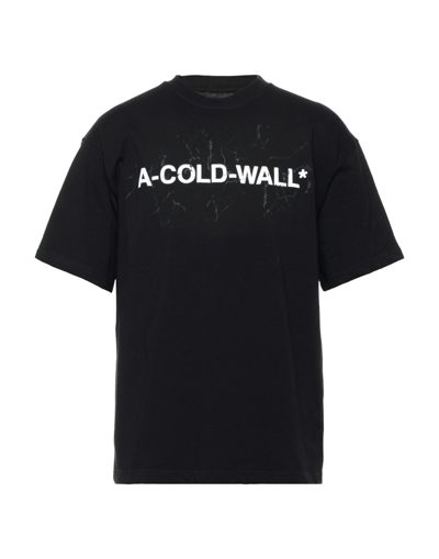 Shop A-cold-wall* Man T-shirt Black Size S Cotton
