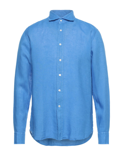 Shop Bagutta Shirts In Blue