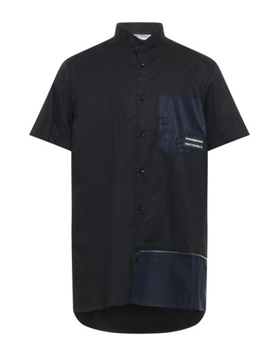 Shop Masterpiece Of Rêver Paris Man Shirt Black Size S Cotton, Elastane