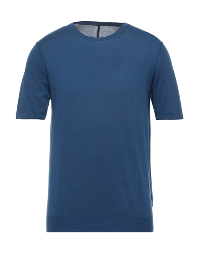 Shop Jeordie's Man Sweater Blue Size Xl Cotton