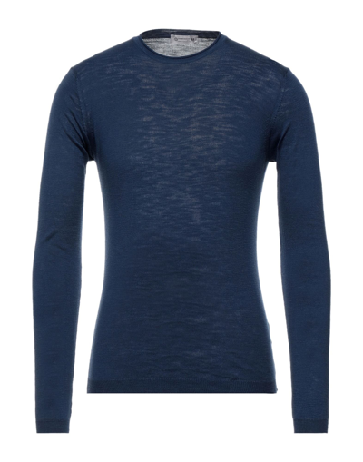 Shop Daniele Alessandrini Homme Sweaters In Blue