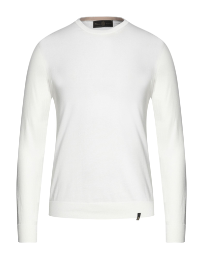 Shop Tabaroni Cashmere Man Sweater White Size 48 Cotton