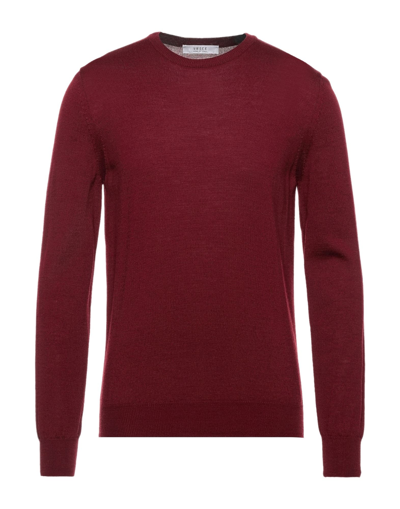 Shop Vneck Man Sweater Burgundy Size 36 Virgin Wool, Polyacrylic In Red