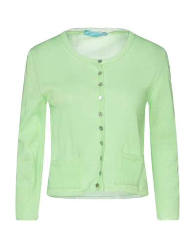 Shop Live Woman Cardigan Light Green Size 12 Polyester