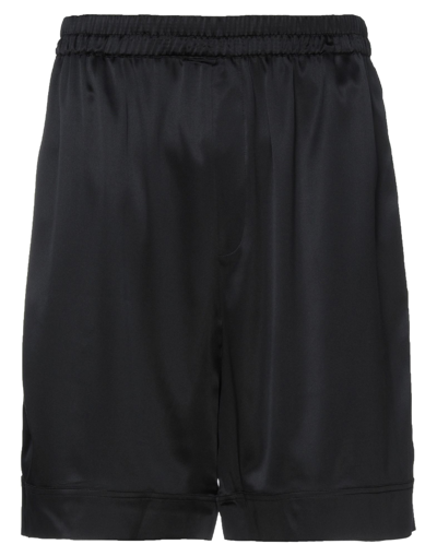 Shop Laneus Shorts & Bermuda Shorts In Black