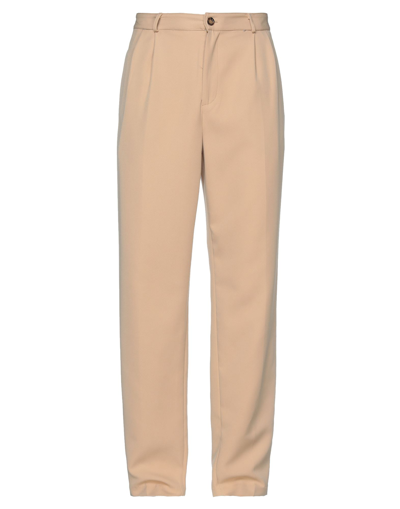 Shop The Future Man Pants Sand Size Xxl Polyester In Beige
